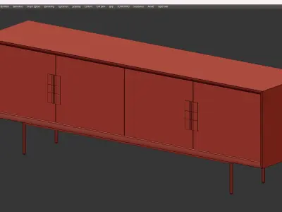 Sideboard Kenton Low-poly 3D model