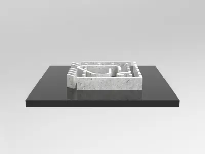 ARCHIPLAN 02 Low-poly 3D model