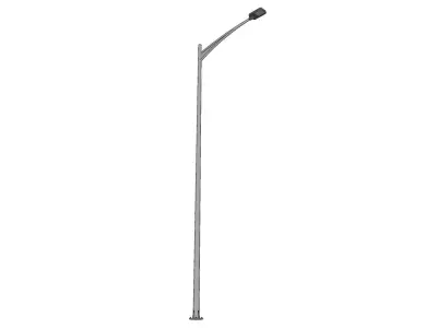 Lamp Post - Light Pole - Light Post - Street Light 15 3D model