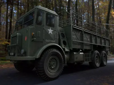 Old World War 2 Truck 3D model