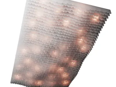 Fabric suspended ceiling  5 3D model