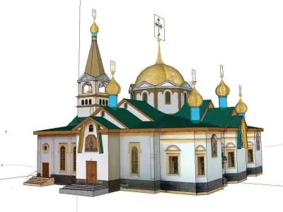 Architecture-Religion-God-Culture-Temple-05 church 3D model