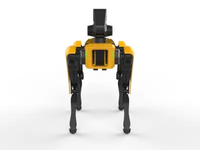 Boston Dynamics Spot Handle Yellow 3D model