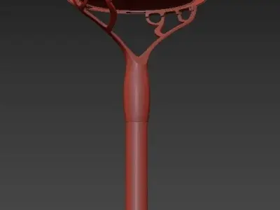 Exterior street light 8 3D model