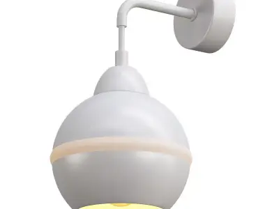 freya wall light with ball 3D model