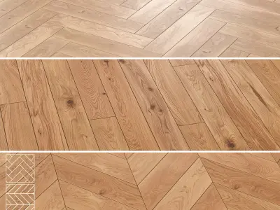 Boen Oak and Ash Parquet Flooring - 5 Pro Layouts  Texture