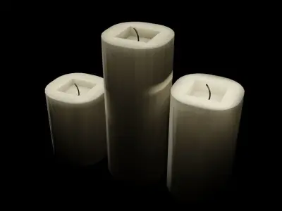 Candels Basic Free low-poly 3D model