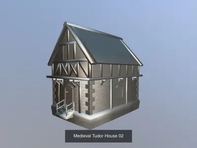 Medieval Town Models 3D Model Pack