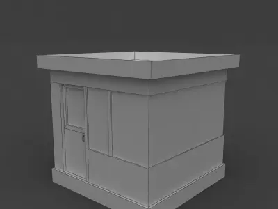Guard house Free 3D model