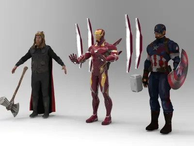 Avengers Endgame 3D model
