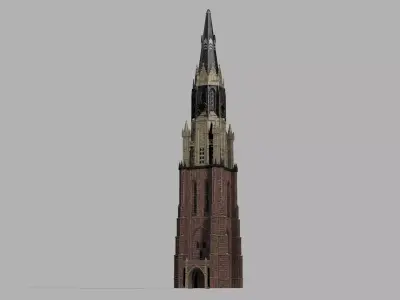 Nieuwe Kerk van Delft 3D model