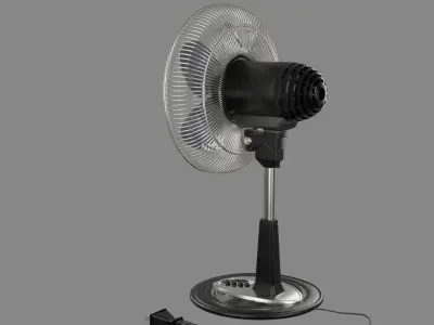 Floor fan 3D model