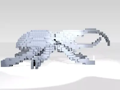 Hercules Voxel 3D model