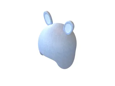 Baby Hat v1 005 Low-poly 3D model