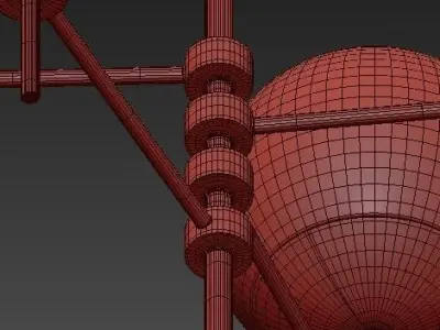 Four Hands Shayli Chandelier 3D model