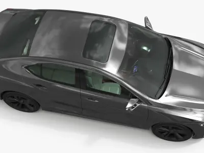  Luxury Executive Sedan Rigged 