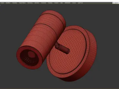 Rickon Wall Spot Low-poly 3D model