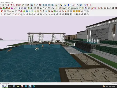 Swimming pool 3d model  3D model