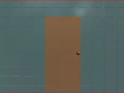 WALL AND DOOR DISEN Free 3D model