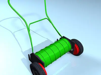 Push Mower 01 3D model