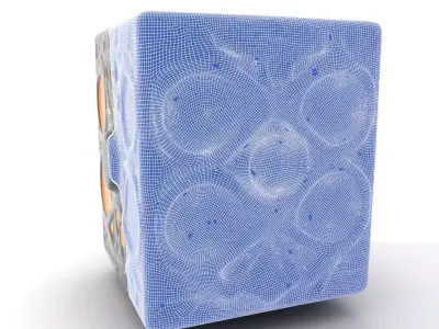 Elegant Gradient Lamp model pack Low-poly 3D model