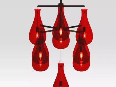 DROP 1 chandelier 3D model