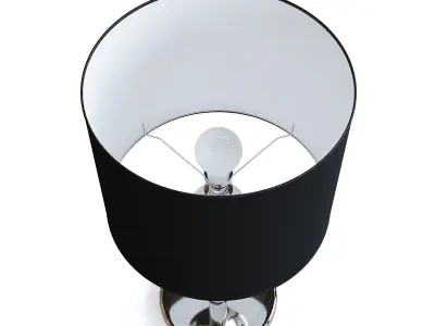 Black Table Lamp 3D model