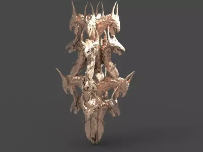 Kharon Ship Watchtower stand 3D model