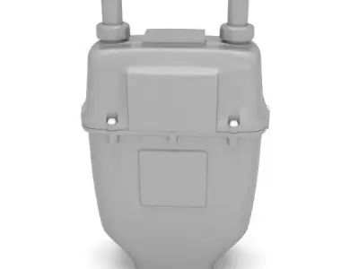 Vintage gasmeter 3D model