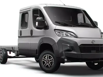 Toyota ProAce Max Chassis DoubleCab L4 2026 3D model