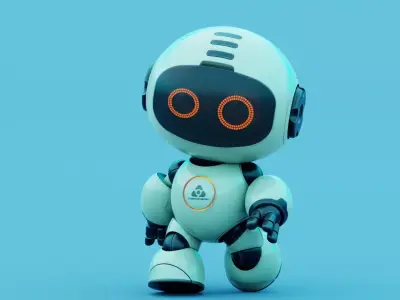 ROBO G-4  Rigged for Unreal Engine - Unity - MIXAMO 3D model