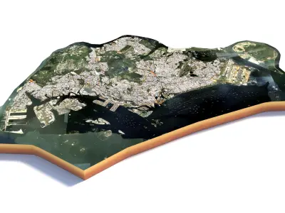 Singapore Full City 3D model