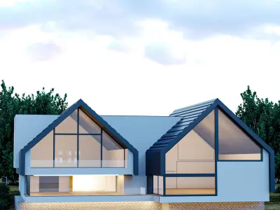 MODREN HOUS N3 3D model