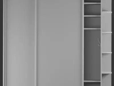 Closet Low-poly 3D model