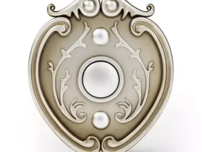 Antique Styled Door Bell 3D model