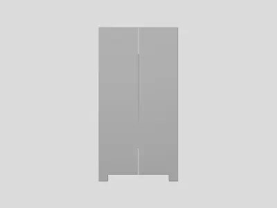 Basic Poster Board - Geometry Only No Textures No Materials 3D model