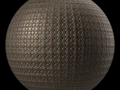 Metal Materials 66- Metal panels By Painting - Pbr 4k Seamless Texture