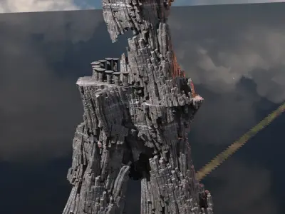 Spartan prophecy temple 2  3D model