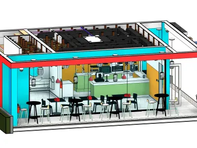 Downtown Cafe  3D model