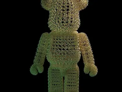 Bearbrick Knight 3D model