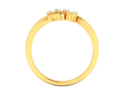 Women Ring  Render 3dm STL OBJ FBX Details 3D print model 43
