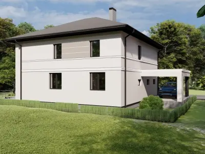 modern Residential house  3D model