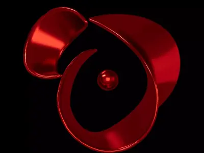 Abstract Shape v38 006 Low-poly 3D model