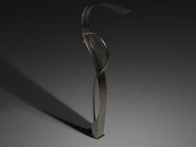 Flow Lighting Pole 3D model