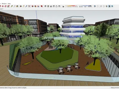 Sketchup Shopping Center H5 3D model