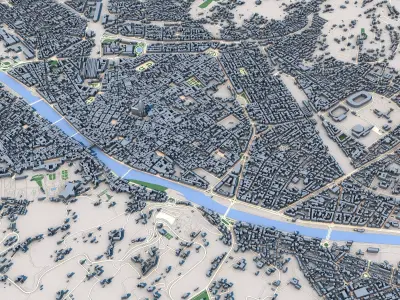 Florence City Italy 3D model
