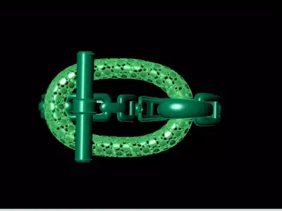 Double Fusion Ring 3D print model