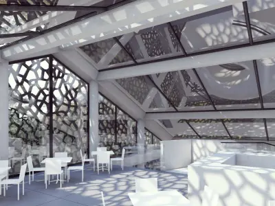 City Building - House - 3ds max - Revit 3D model