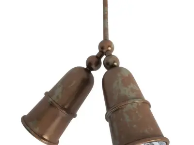 Civetta Rusty Pendatnt Lamps 3D model