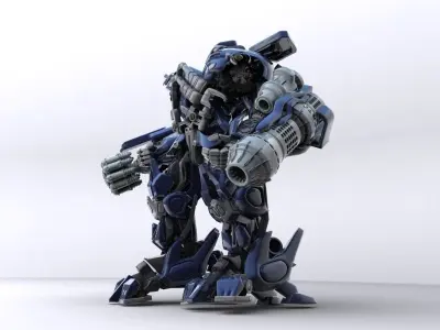 Ironhide Robotic Character 3D model